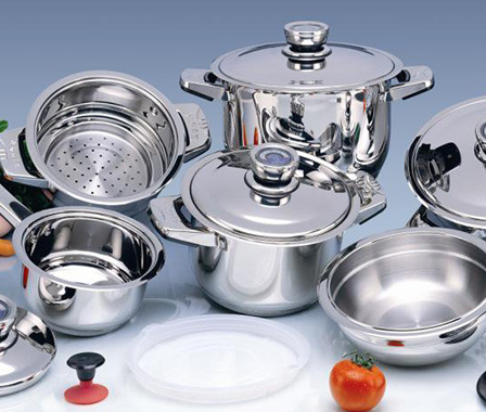 Stainless steel pot