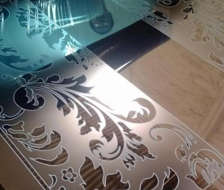 Elevator door stainless steel decorative plate